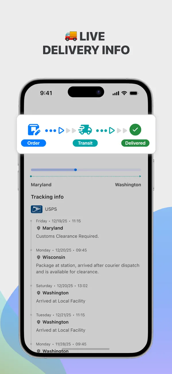Universal Tracking screenshot 1