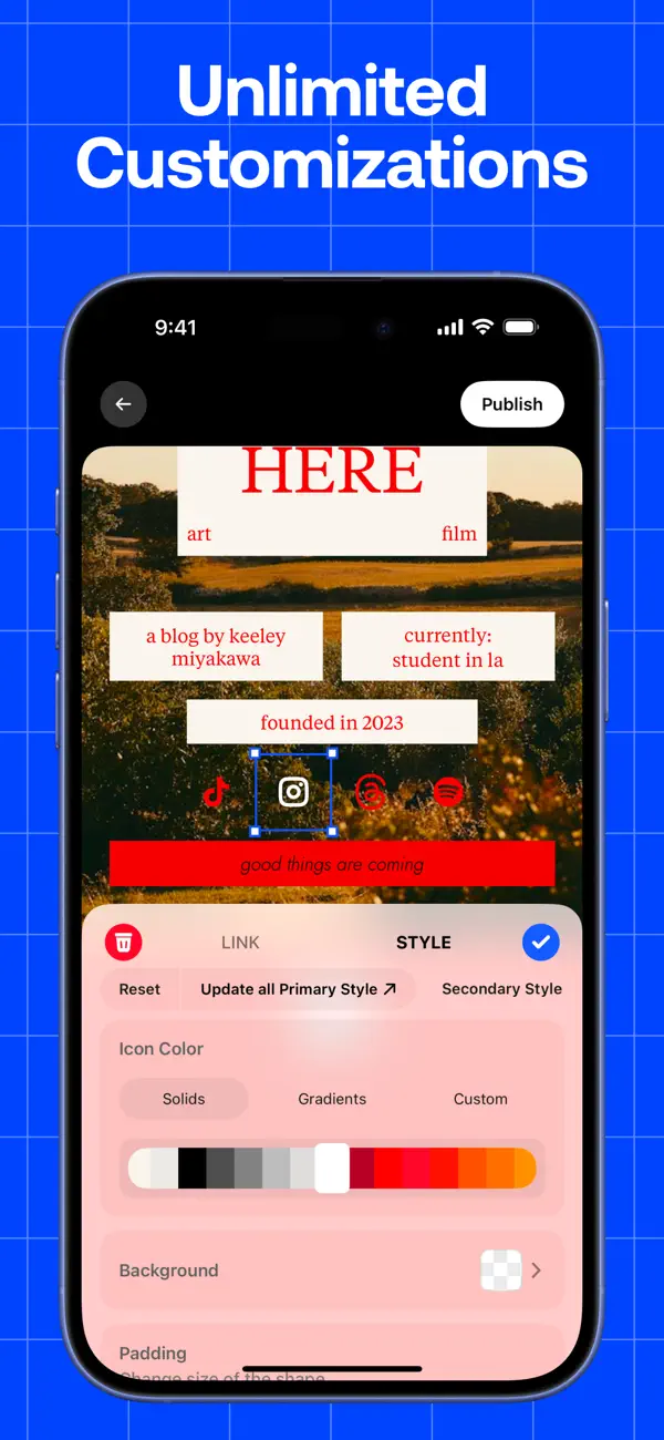 Universe Website Builder screenshot 1