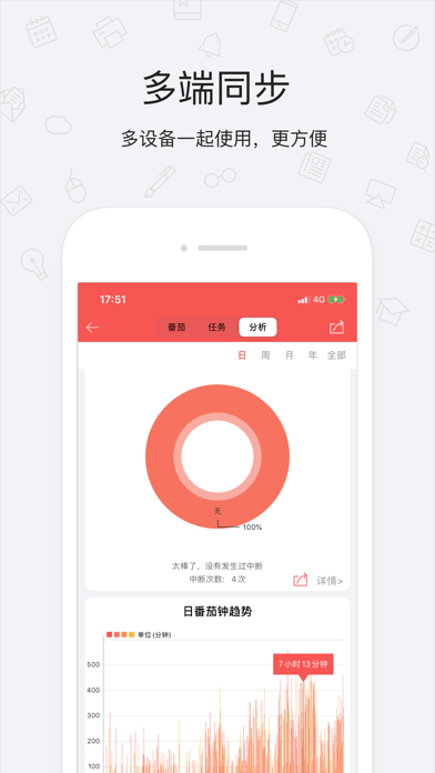 番茄清单 - 提高效率的工作法番茄钟 screenshot 1
