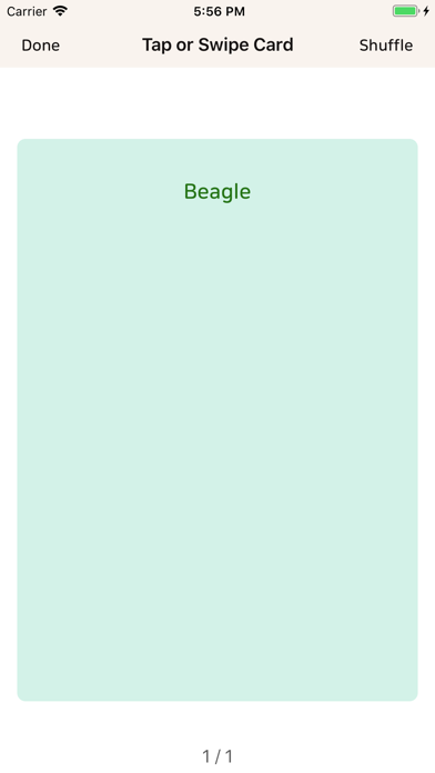Unlimited Flash Cards screenshot 1