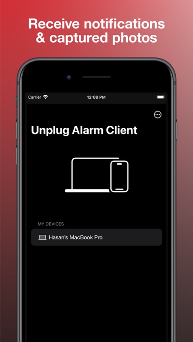 Unplug Alarm Client screenshot 2