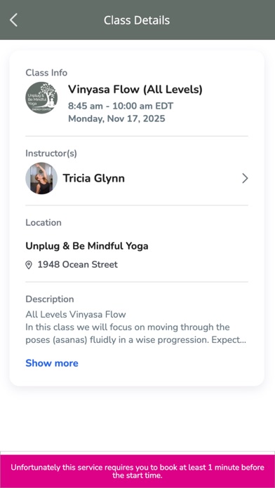 Unplug & Be Mindful Yoga screenshot 3