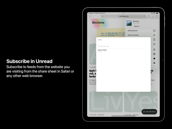 Unread: An RSS Reader screenshot 2