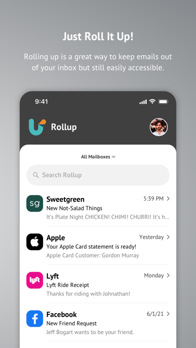 Unroll.Me - Email Cleanup screenshot 2