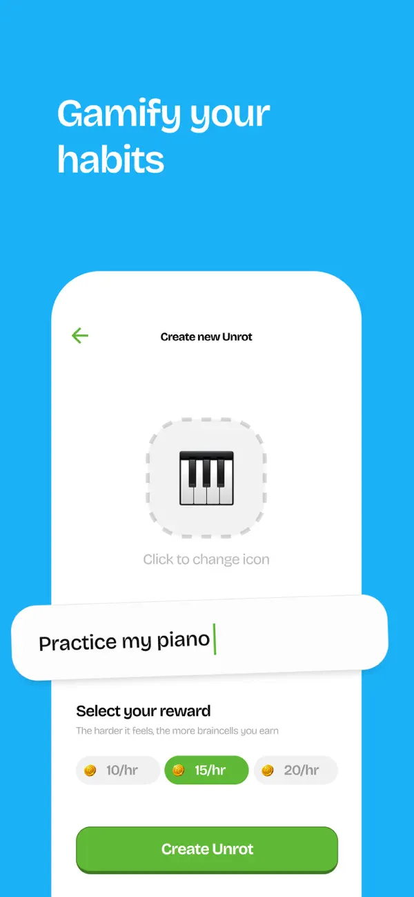Unrot: Earn your Screen Time screenshot 1