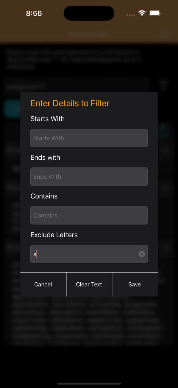 Unscrambler-Word screenshot 1