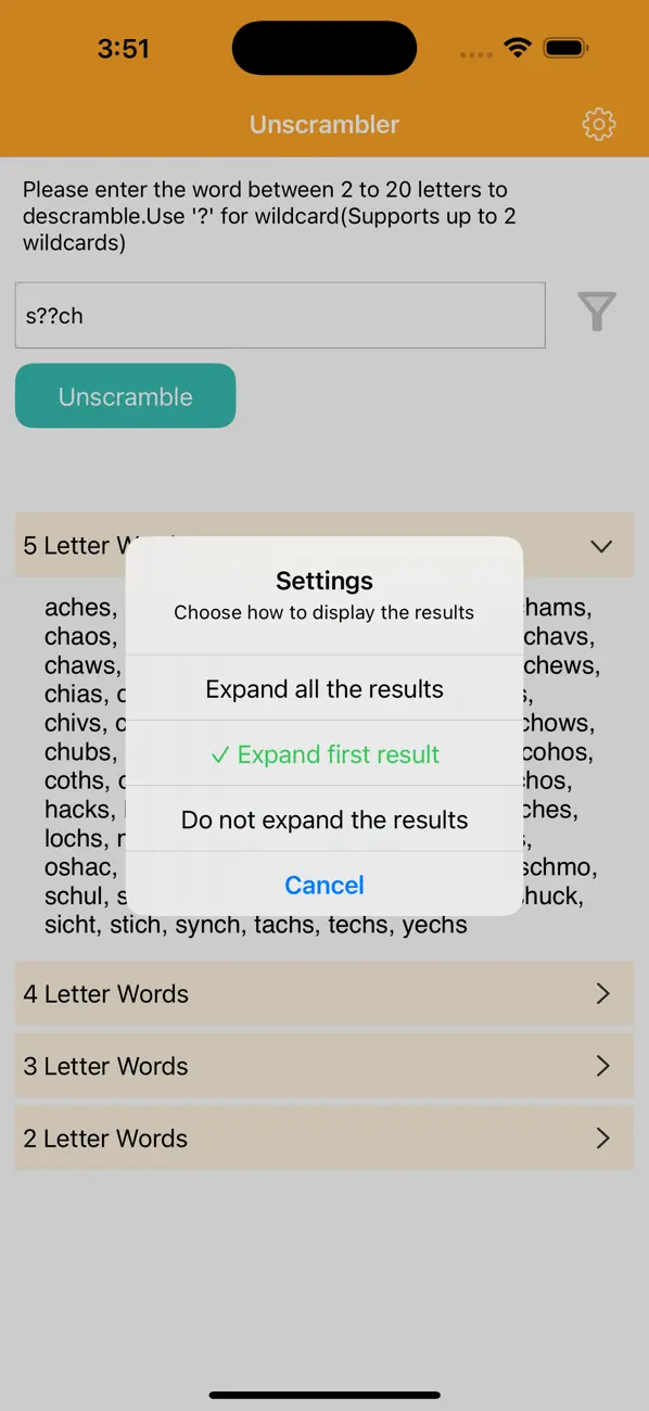 Unscrambler-Word screenshot 3
