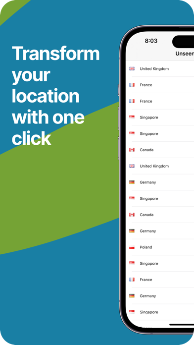 Unseen Online VPN screenshot 4