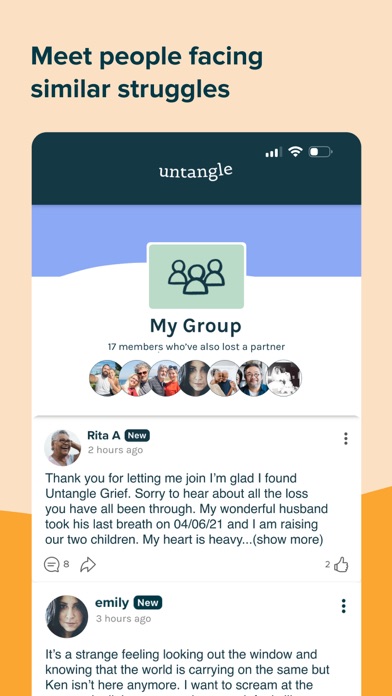 Untangle: Grief Support screenshot 2