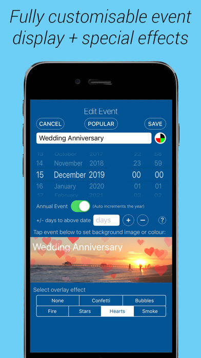 Until Countdown & up to events screenshot 2