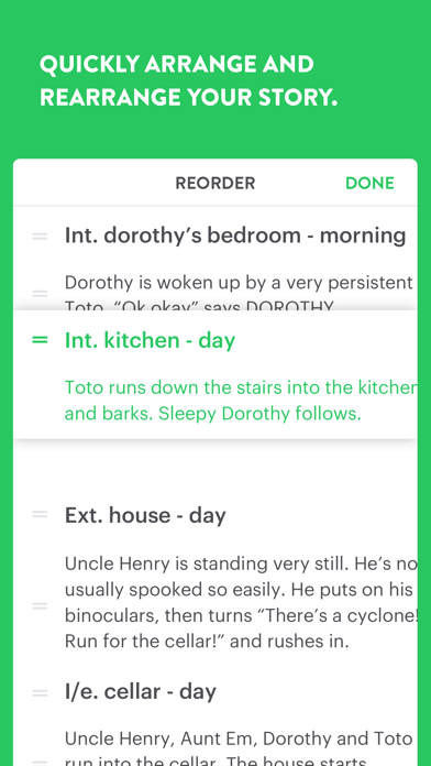 Untitled - Screenwriting Notes screenshot 3