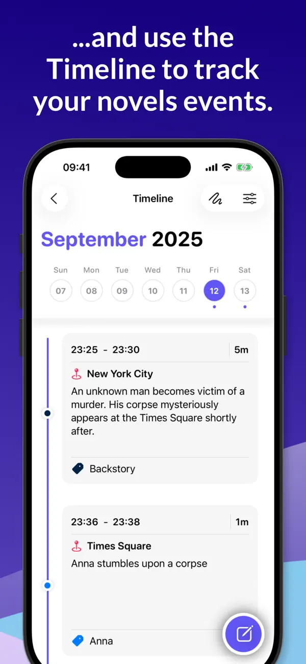 Untold Novel - Story Planner screenshot 2