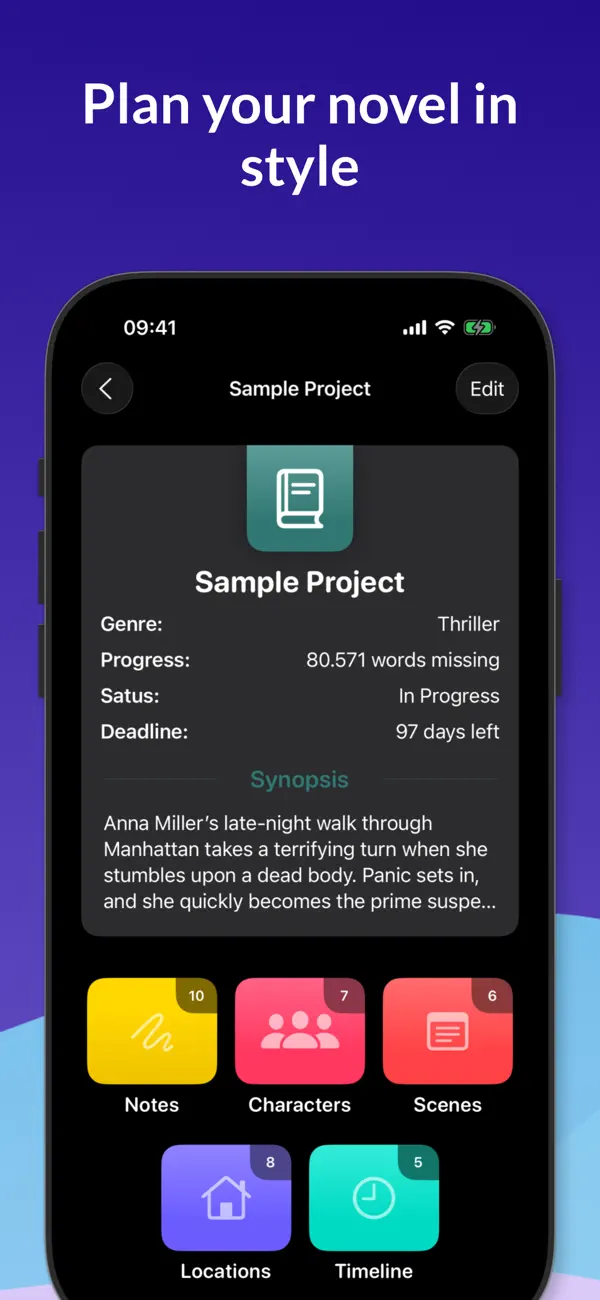 Untold Novel - Story Planner screenshot 6
