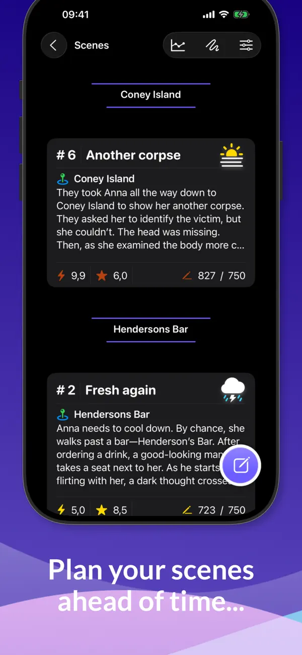 Untold Novel - Story Planner screenshot 3