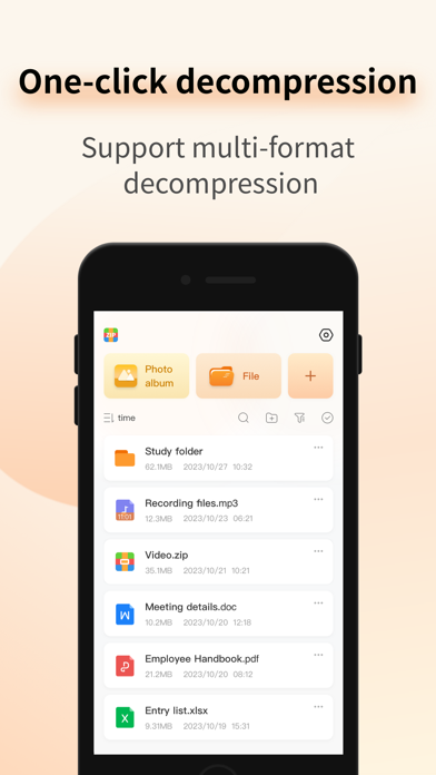 Unzip-decompress tool screenshot 5