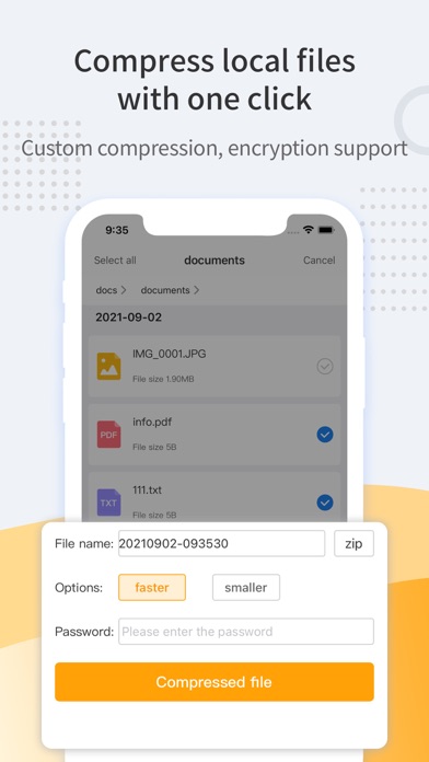 Unzip Expert-Zip file tool screenshot 2