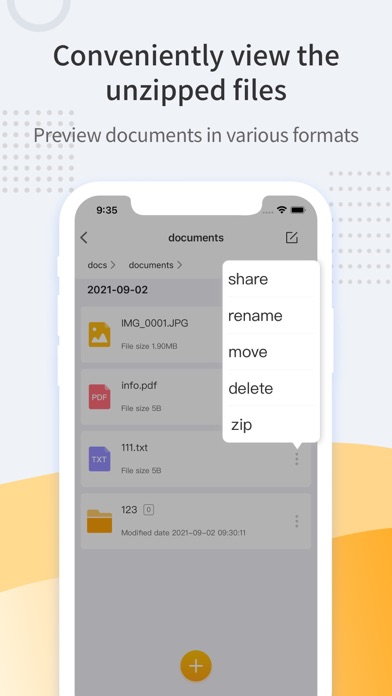 Unzip Expert-Zip file tool screenshot 3