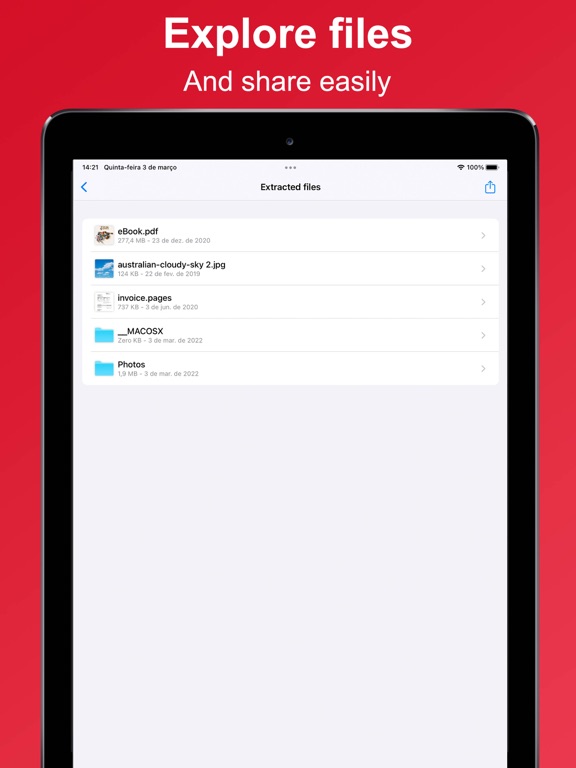 Unzip Extractor - zip, rar, 7z screenshot 2