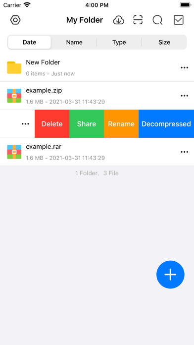 Unzip zip rar 7z format screenshot 5