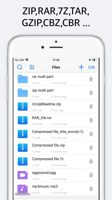 Unzip - zip,rar,7z file opener screenshot 5