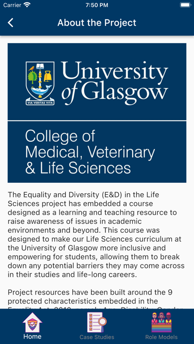 UofG Equality and Diversity screenshot 5