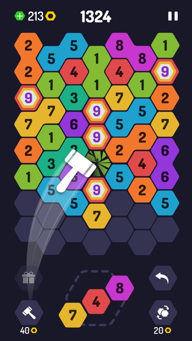 UP 9 - Hexa Puzzle! screenshot 2