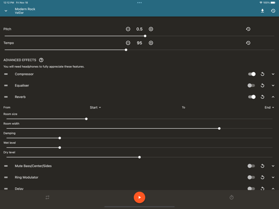 Up Tempo: Pitch, Speed Changer screenshot 4