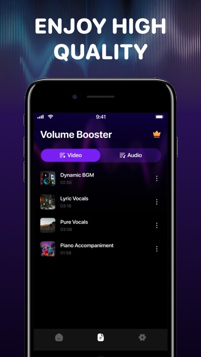 Up Volume Booster: Bass Boost screenshot 1