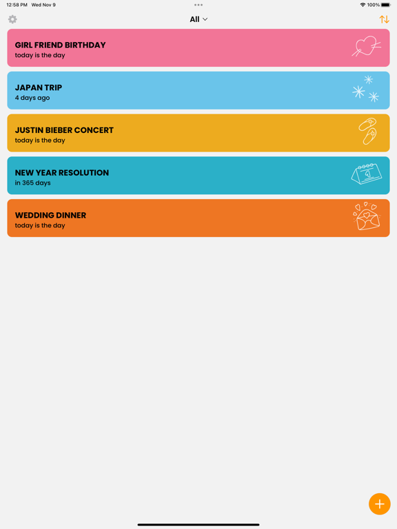Upcoming: Countdown Widget screenshot 2