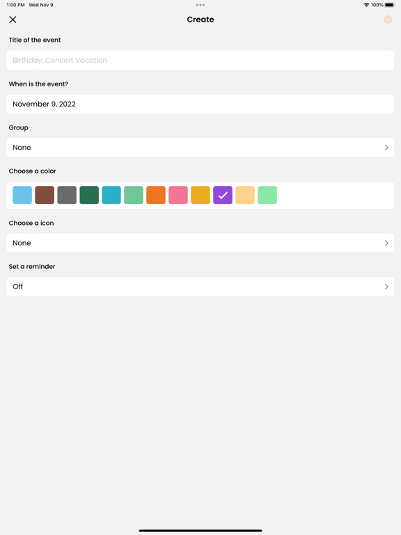 Upcoming: Countdown Widget screenshot 1