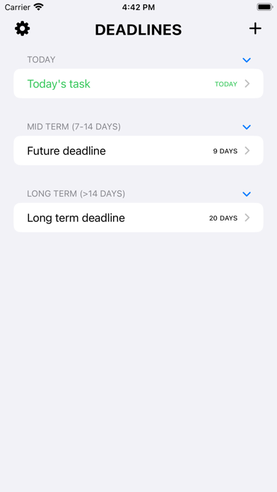 Upcoming Deadlines screenshot 4