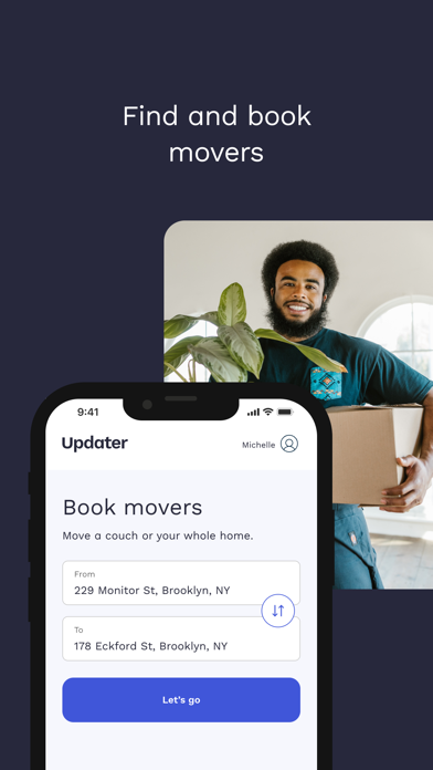 Updater: Essential Moving App screenshot 1