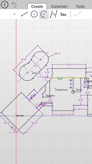 Updraw - create 2D CAD drawings with dimensions screenshot 5
