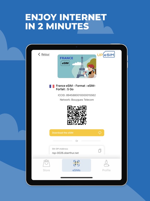 UPeSIM: eSIM prepaid card screenshot 5