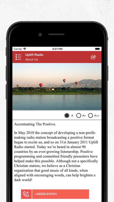Uplift Radio screenshot 1