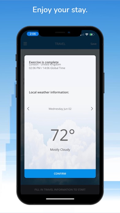 Uplift - Travel Without Jetlag screenshot 2