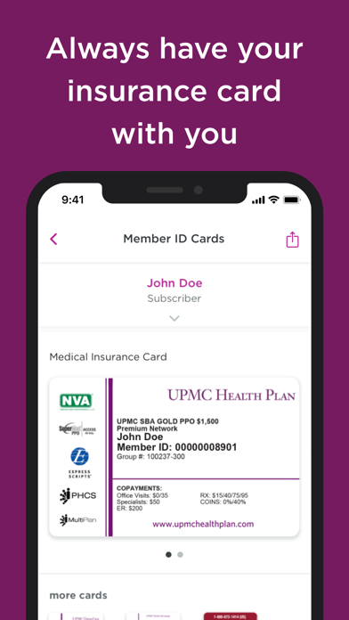 UPMC Health Plan screenshot 2
