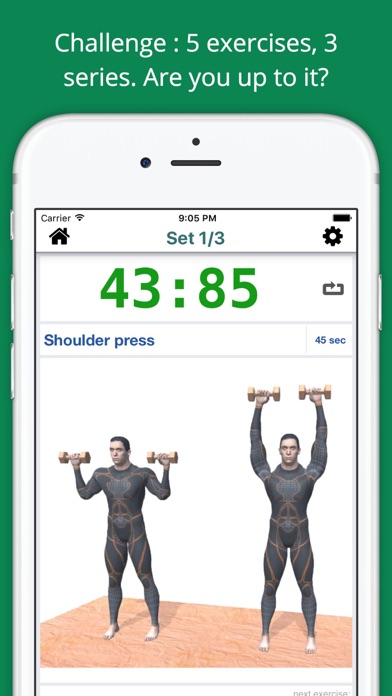 Upper Body Challenge Workout screenshot 4
