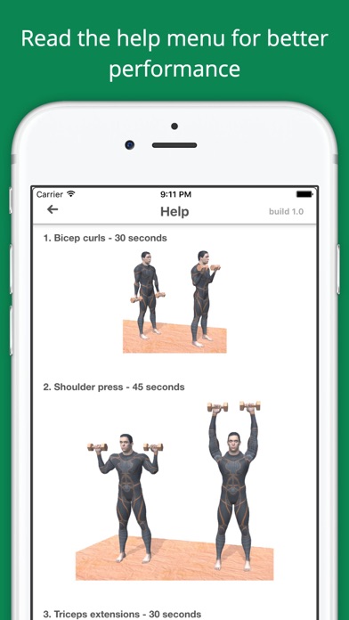 Upper Body Challenge Workout screenshot 1