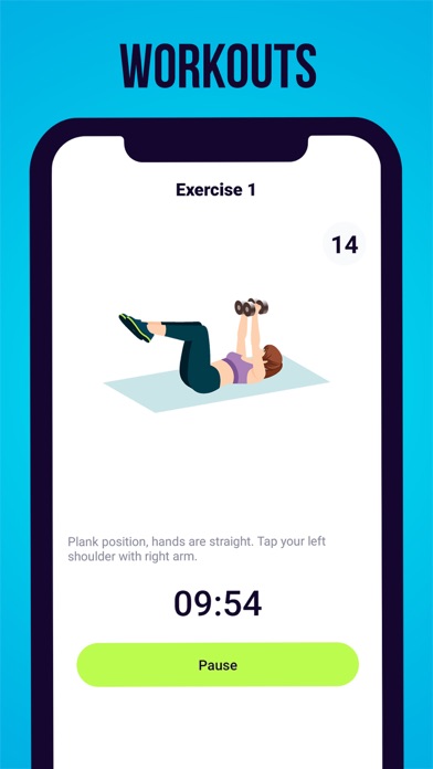 Upper Body Workout at Home screenshot 4