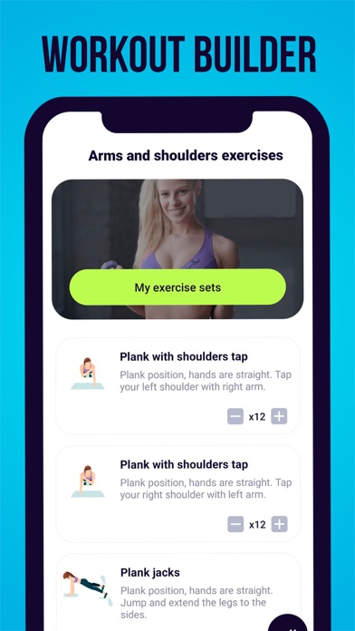 Upper Body Workout at Home screenshot 2