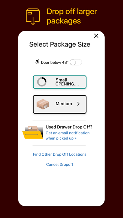 UPS Drop Box screenshot 2