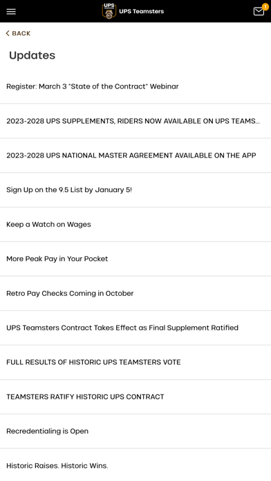 UPS Teamsters screenshot 1