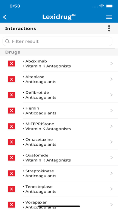 UpToDate Lexidrug screenshot 1