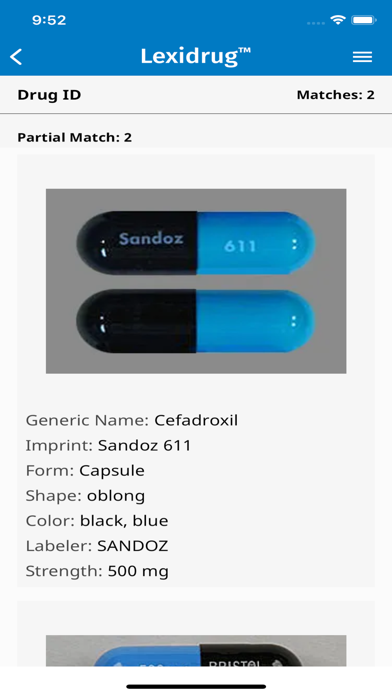 UpToDate Lexidrug screenshot 3