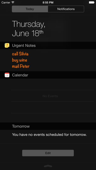Urgent Notes screenshot 1