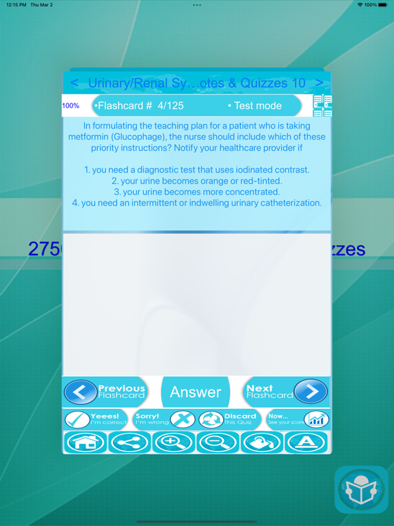 Urinary System Exam Review App screenshot 2
