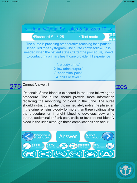 Urinary System Exam Review App screenshot 5