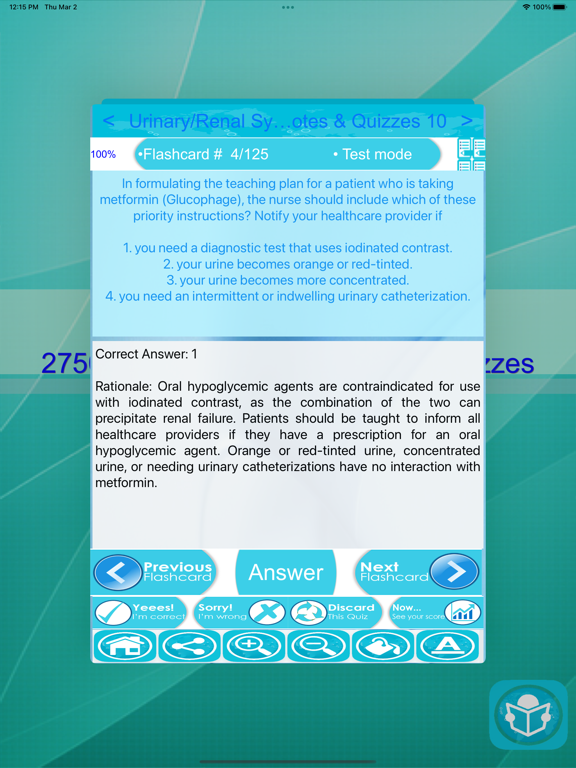 Urinary System Exam Review App screenshot 1