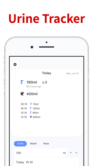 Urine Tracker: Urinote screenshot 4